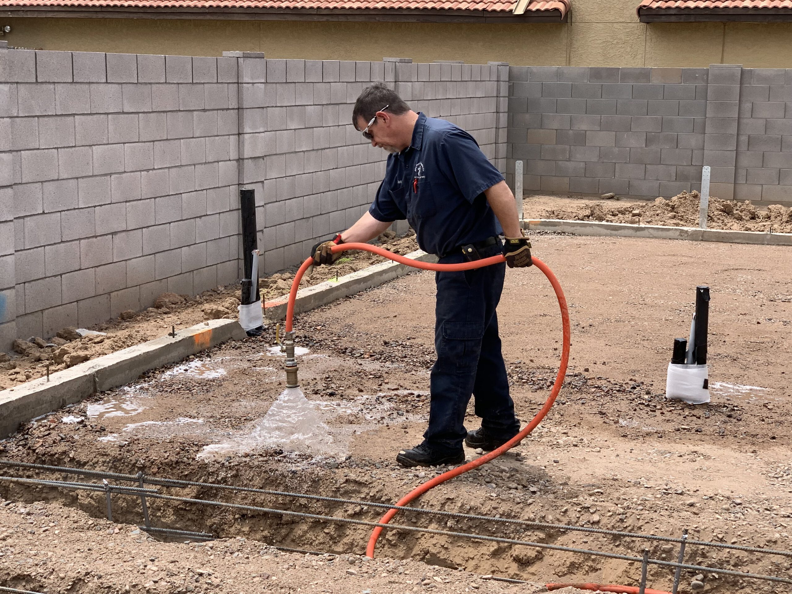 Pre-construction soil termite treatment in South Jersey